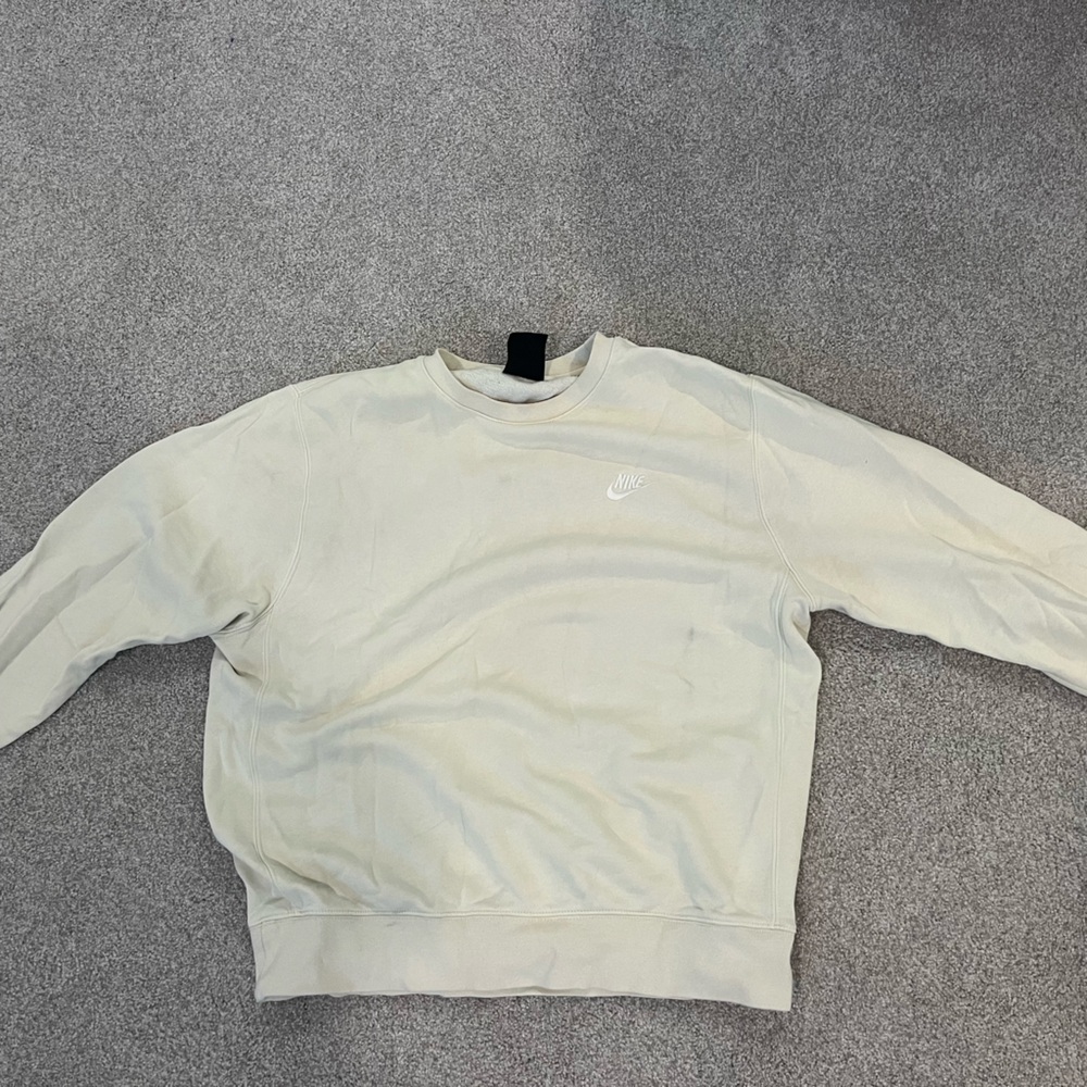 Mens Nike Beige crewneck